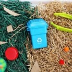 The Recycling Sensory Bin that teaches Sustainability and fun