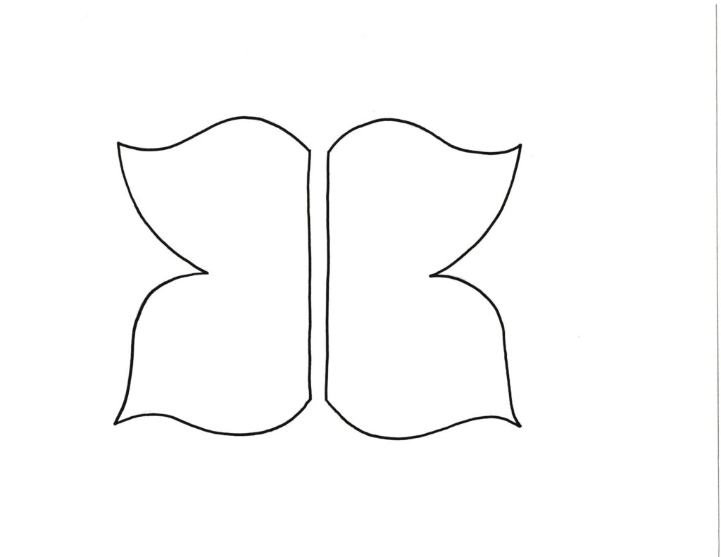 Free Craft Stick Butterfly Pattern Template