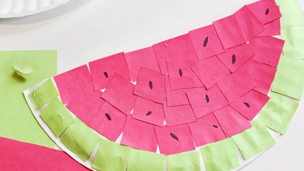 Watermelon Paper Plate Craft: A Sweet Summer Activity for Little Hands