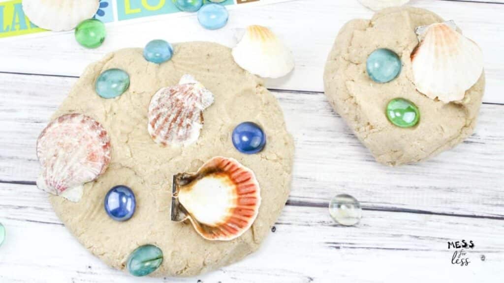 Sand playdough recipe.