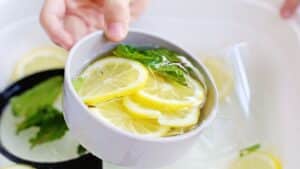 lemon mint sensory bin hero