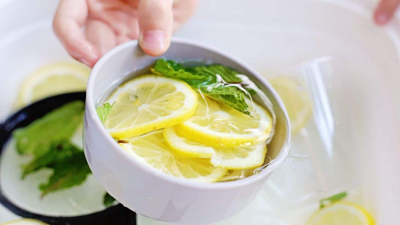 lemon mint sensory bin hero