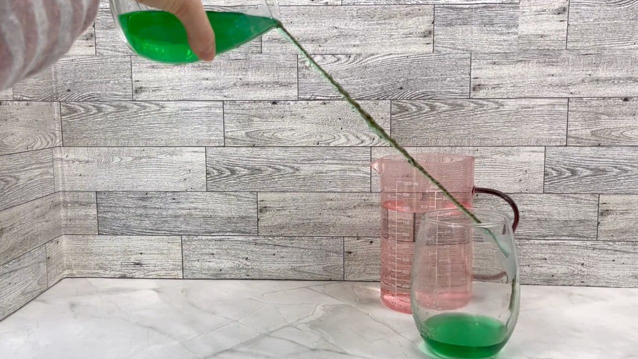 walking water experiment after.