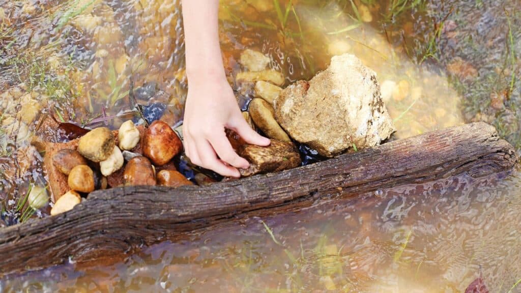 A Creekside water STEM Adventure for Kids