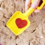 Digging for Hearts Sensory Bin
