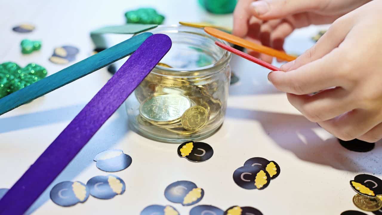leprechaun trap sensory bin final.