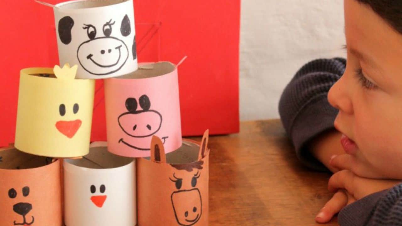 Farm Animal Bowling Game by Kids Activities Blog.