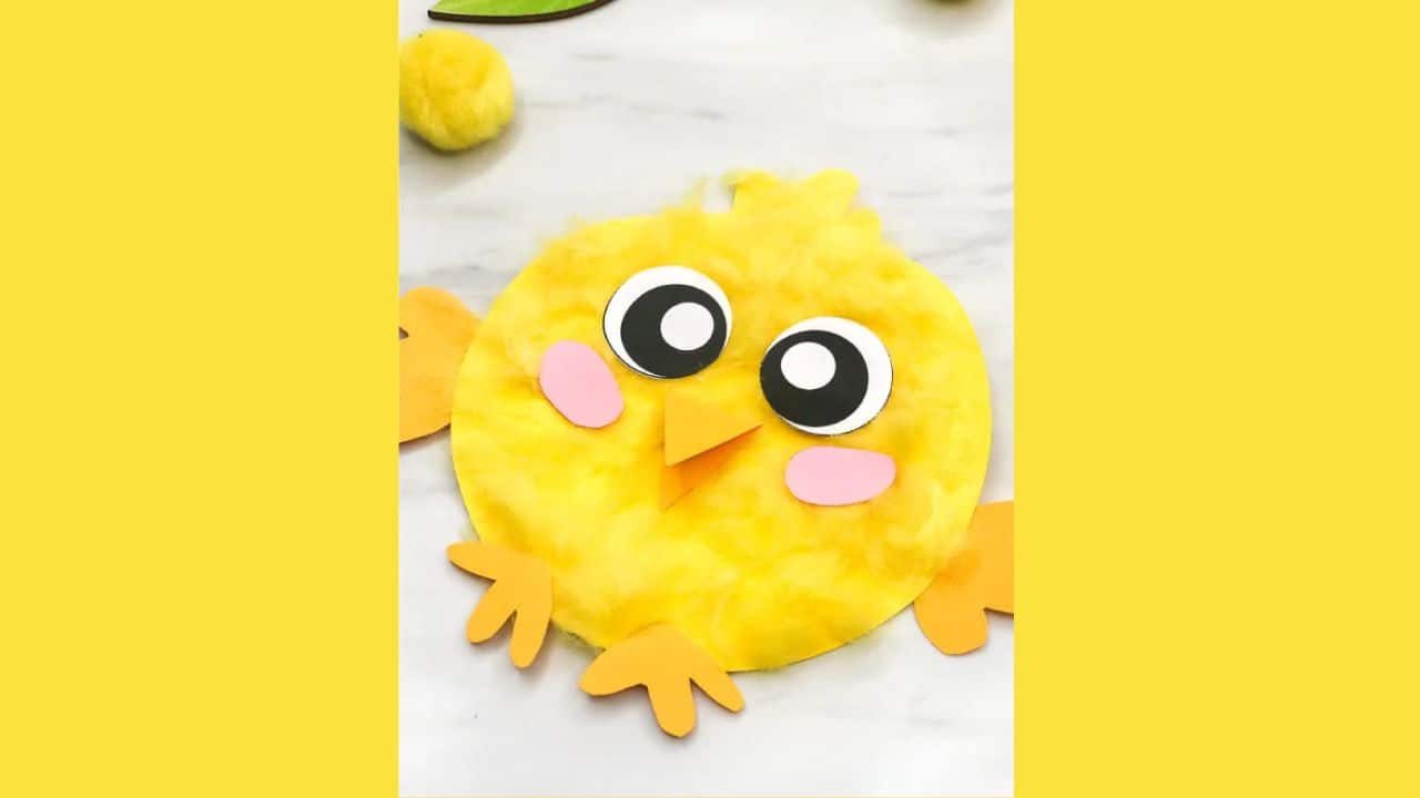 Fluffy Chick Craft by Simple Everyday Mom.