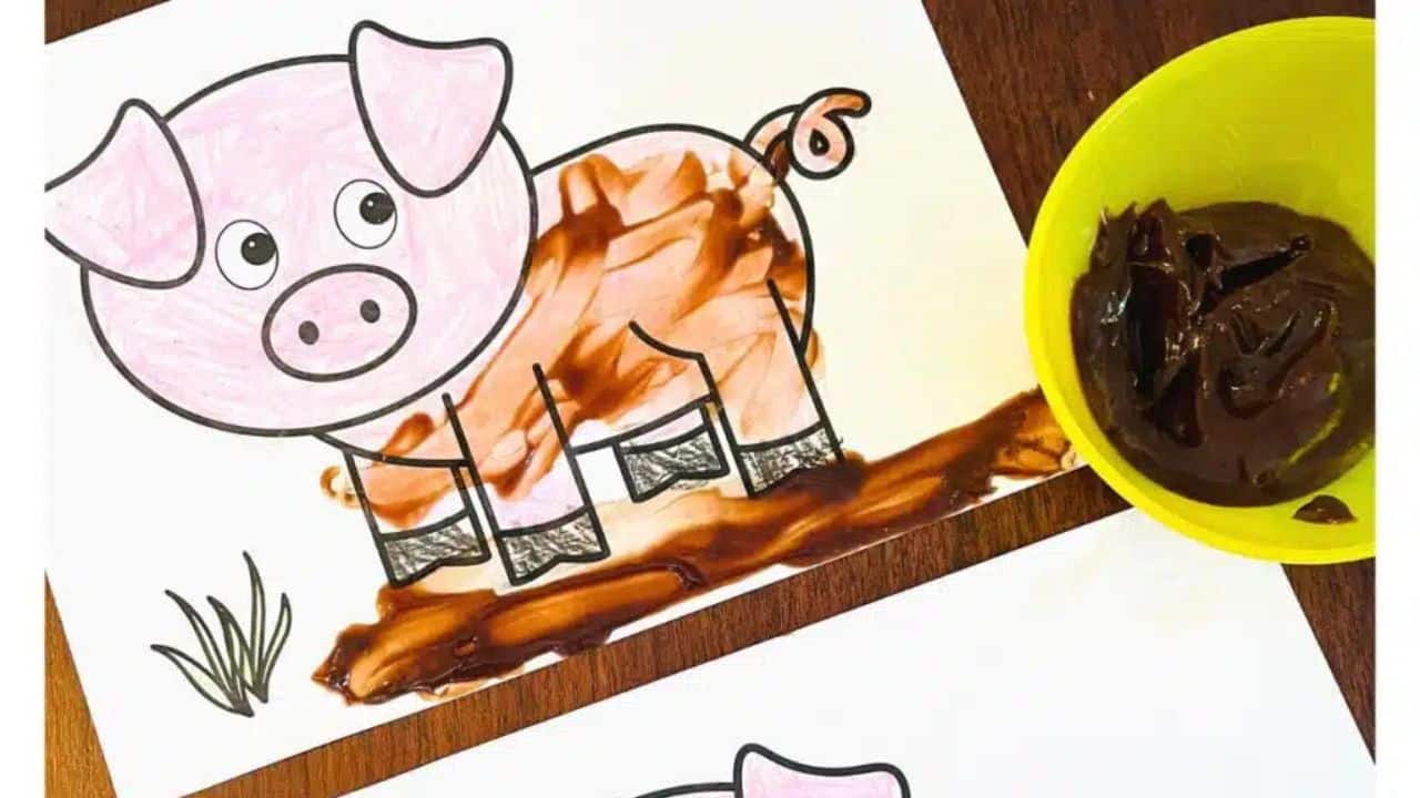 Muddy Pig Craft by Simply Full of Delight.