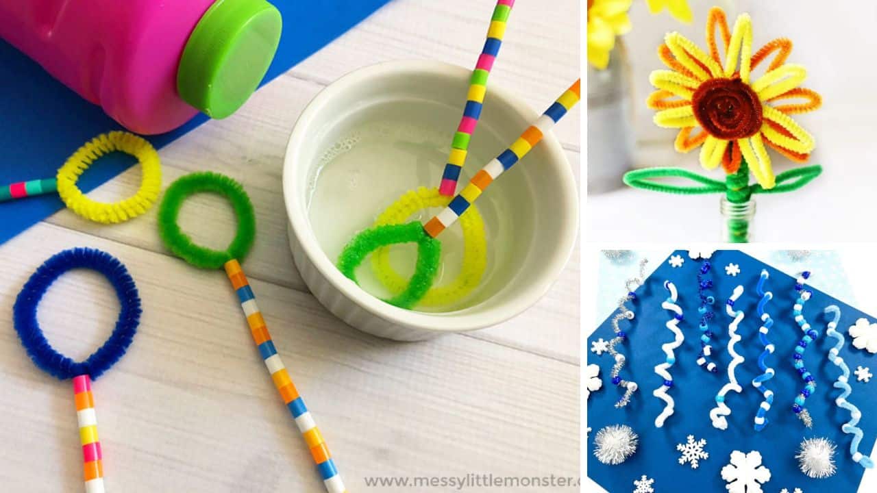 12 Pipe Cleaner Crafts for Kids